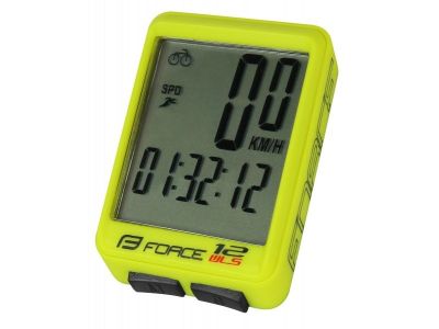 FORCE WLS 12 cycle computer, fluo yellow