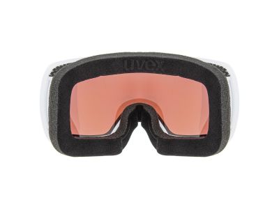 uvex compact FM dámske lyžiarske okuliare, white/goldpink S2