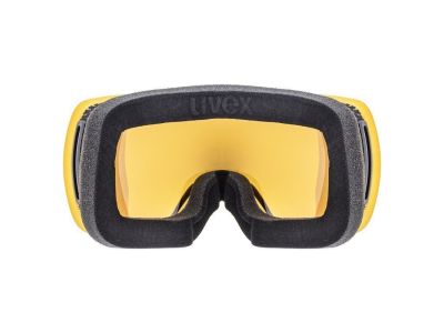 uvex kompakt FM szemüveg, mimóza szőnyeg/tükörnarancs S2