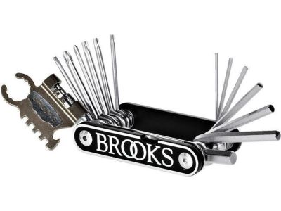 Brooks MT21 multi-tool, 21 functions, brown