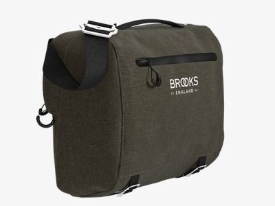 Geanta pentru ghidon Brooks Scape Handlebar Compact Bag, 12 l, Mud Green