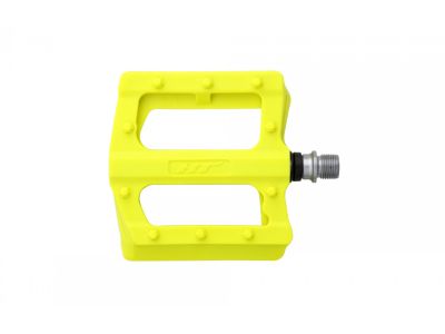 HT PA12 platform pedals, neon yellow