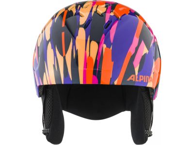 ALPINA PIZI children&#39;s helmet, pink/orange blue
