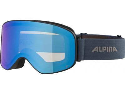 ALPINA SLOPE okuliare, čierna/Q-LITE modrá