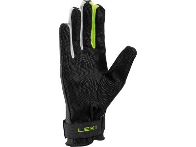Leki Guide gloves, grey/yellow/white