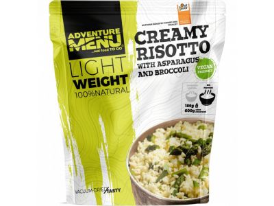 Adventure Menu Creamy risotto with asparagus and broccoli, 186g, large portion