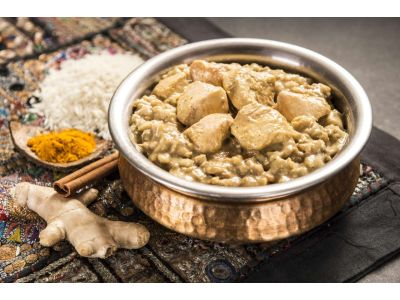 Adventure Menu Chicken Korma with basmati rice, 115g standard portion