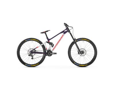 Mondraker Summum 29 (SPE) kerékpár, piszkos fehér/mélylila/lángvörös