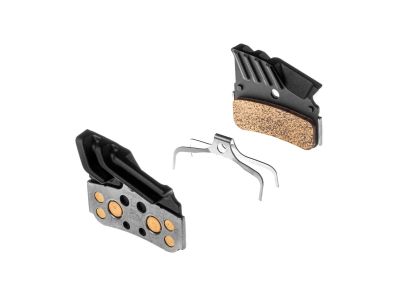 Shimano N04C brake pads with cooling fins, for 4 pistons. brakes, metallic