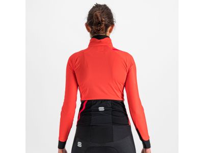 Sportowa kurtka damska FIANDRE PRO w kolorze czerwono-grejpfrutowym