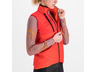 Sportful GIARA LAYER women&#39;s vest, red grapefruit