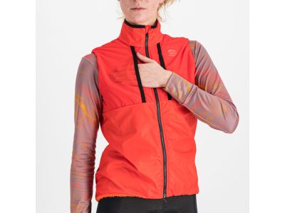 Sportful GIARA LAYER women&#39;s vest, red grapefruit