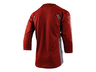 Koszulka rowerowa Troy Lee Designs Ruckus 3/4, czerwona glina/szary wrzos
