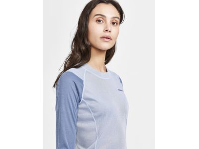 CRAFT CORE Warmes Baselay Damen-T-Shirt, blau