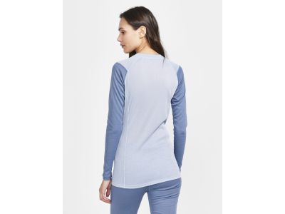 CRAFT CORE Warmes Baselay Damen-T-Shirt, blau