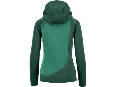 Karpos PRAMPER Zip Damen-Sweatshirt, dunkelgrün