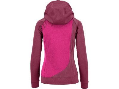 Karpos PRAMPER Zip women&#39;s sweatshirt, pink/raspberry