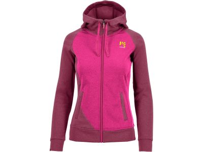 Karpos PRAMPER Zip női pulóver, rózsaszín/málna