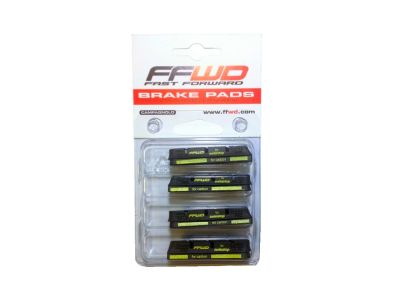 FFWD brake pads for carbon rims, Campagnolo set, SwissStop Black Prince