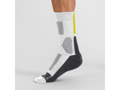 Sportful PRIMALOFT Socken, weiß/gelb