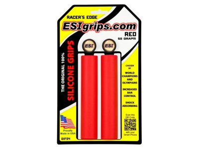 ESI Grips Racer&amp;#39;s Edge gripy, červená