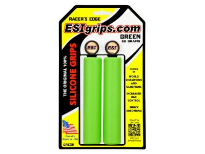 ESI Grips Racer&amp;#39;s Edge gripy, zelená