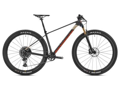 Mondraker Podium Carbon R 29 bike, translucent silver carbon/desert grey/orange