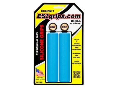 ESI Grips Chunky Classic Griffe, 60 g, aqua