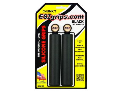 ESI Grips Chunky Classic gripy, 60 g, czarne