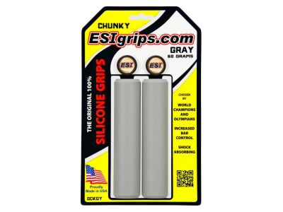 ESI Grips Chunky Classic gripy, 60 g, sivá