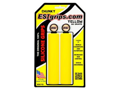 ESI Grips Chunky Classic gripy, žlutá
