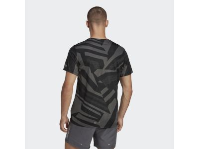 adidas OWN THE RUN Shirt, schwarz/grau sechs