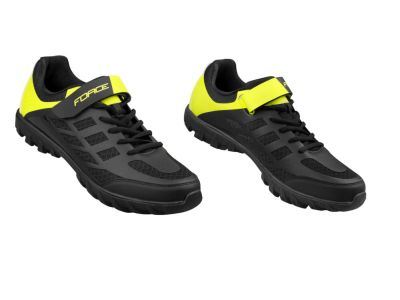 FORCE GO2 cycling shoes, black/fluo