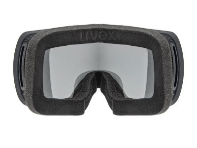 uvex Compact FM glasses, black mat/mir black clear