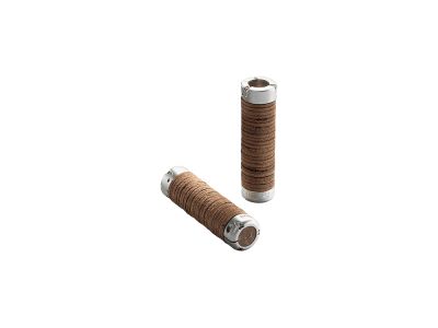 Brooks Plump Leather grips, brown