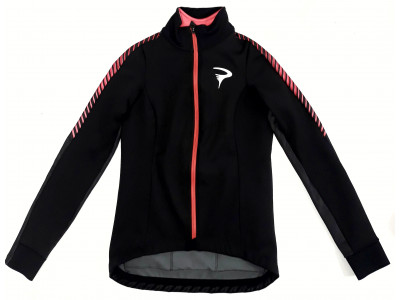 Pinarello Fusion women's jacket, black/coral