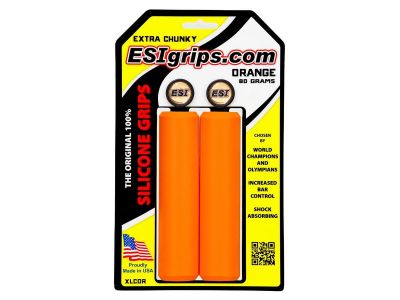 ESI Grips EXTRA Chunky gripy, 80 g, oranžové