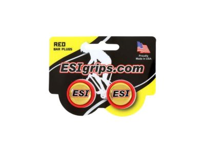 ESI Grips bar ends, red