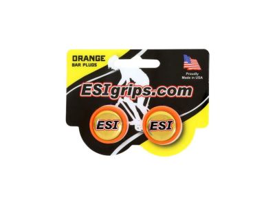 Zaślepki kierownicy ESI Grips, pomarańczowe