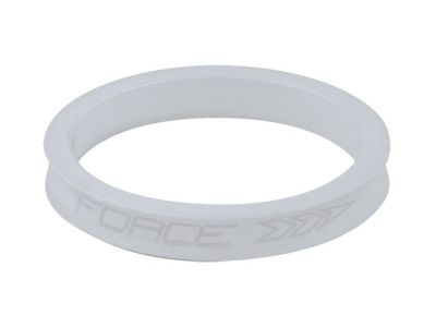 Force pad 1 1/8&amp;quot;, 5 mm, bent, white