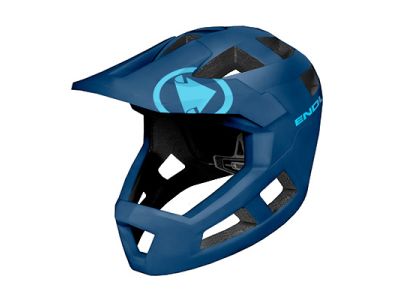 Endura SingleTrack Full Face MIPS helmet, blueberry