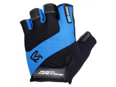 Mănuși de ciclism Rock Machine ProSpeed ​​albastru/negru