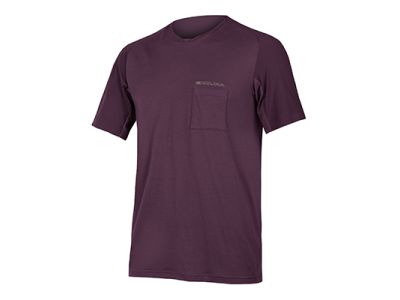 Endura GV500 Foyle T-shirt, aubergine