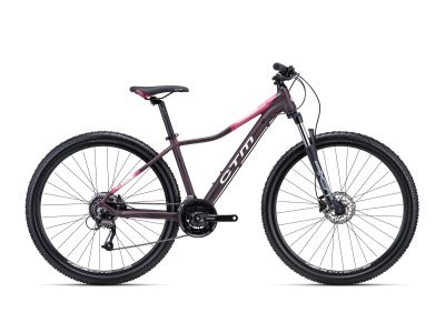 CTM CHARISMA 3.0 29 női kerékpár, matt sötét rózsaszín gyöngyház/fehér
