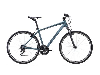 CTM STARK 1.0 28 bicykel, matná sivomodrá