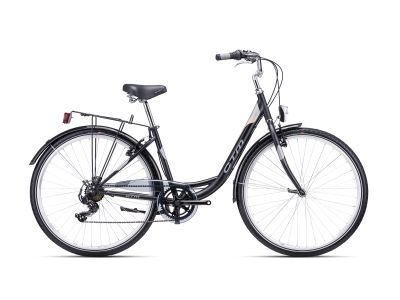 CTM RITA 1.0 28 dámsky bicykel, matná čierna
