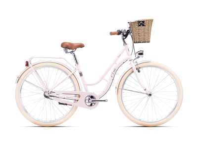 Bicicleta de dama CTM FIORE 28, roz pal perlat