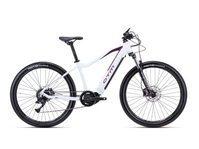 CTM RUBY 27.5 women&amp;#39;s electric bike, pearl white/purple
