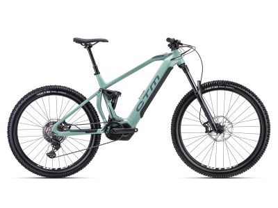 Bicicletă electrică CTM SWITCH Comp 29/27.5, gri-verde
