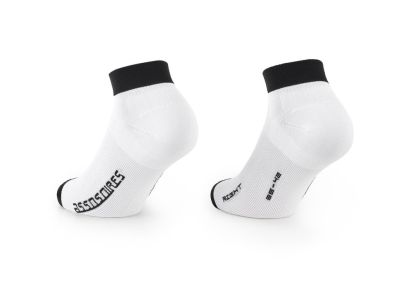 ASSOS RS SUPERLEGER low ponožky, white series